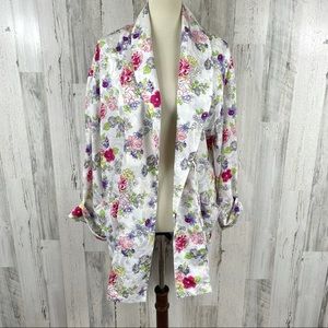 Victoria’s Secret Vintage Gold Label Floral Robe‎ Size P/S